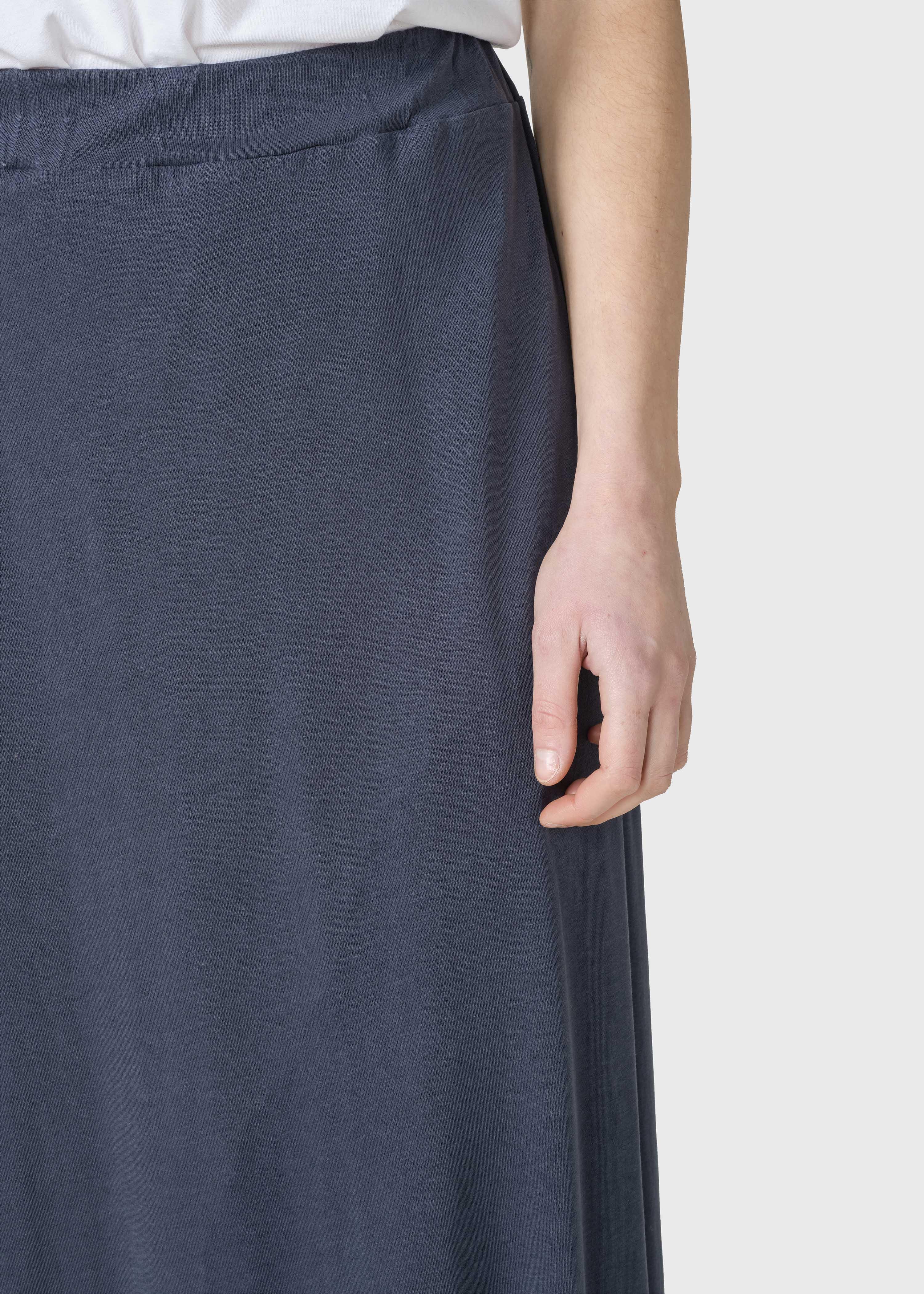 Klitmøller Nora Long Skirt Navy OCS Rock Damen blau